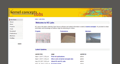 Desktop Screenshot of labs.kernelconcepts.de